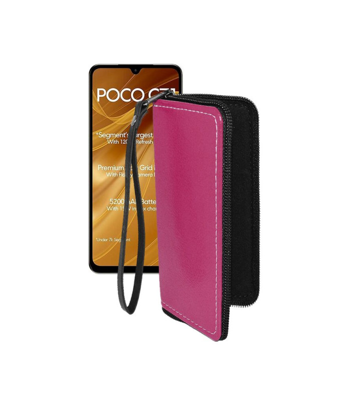 Чохол-гаманець з екошкіри для телефону Xiaomi Poco C71