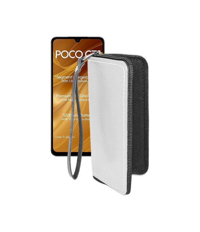 Чохол-гаманець з екошкіри для телефону Xiaomi Poco C71