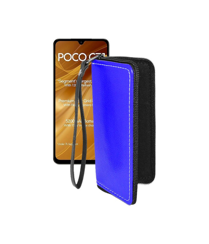 Чохол-гаманець з екошкіри для телефону Xiaomi Poco C71