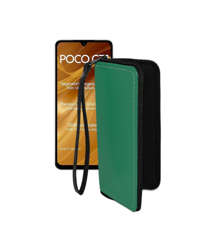 Чохол-гаманець з екошкіри для телефону Xiaomi Poco C71