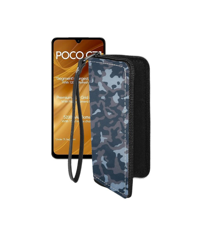 Чохол-гаманець з екошкіри для телефону Xiaomi Poco C71