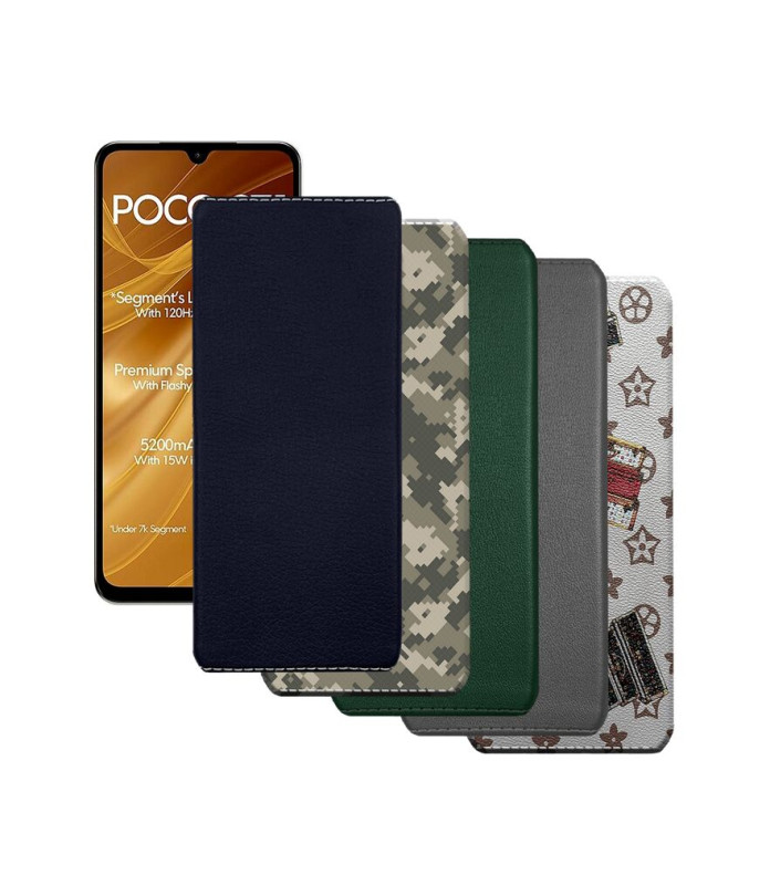 Накладка з екошкіри для телефону Xiaomi Poco C71