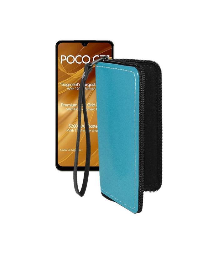 Чохол-гаманець з екошкіри для телефону Xiaomi Poco C71