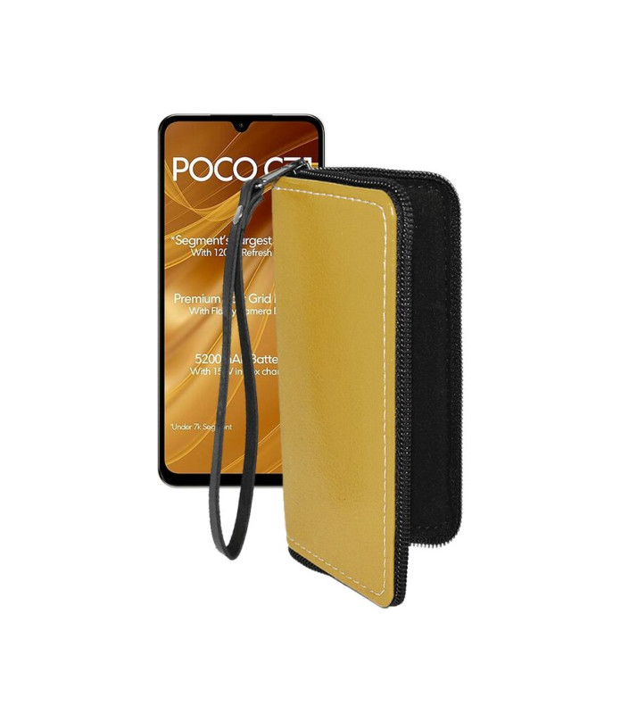 Чохол-гаманець з екошкіри для телефону Xiaomi Poco C71