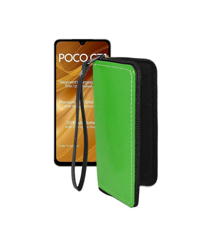 Чохол-гаманець з екошкіри для телефону Xiaomi Poco C71