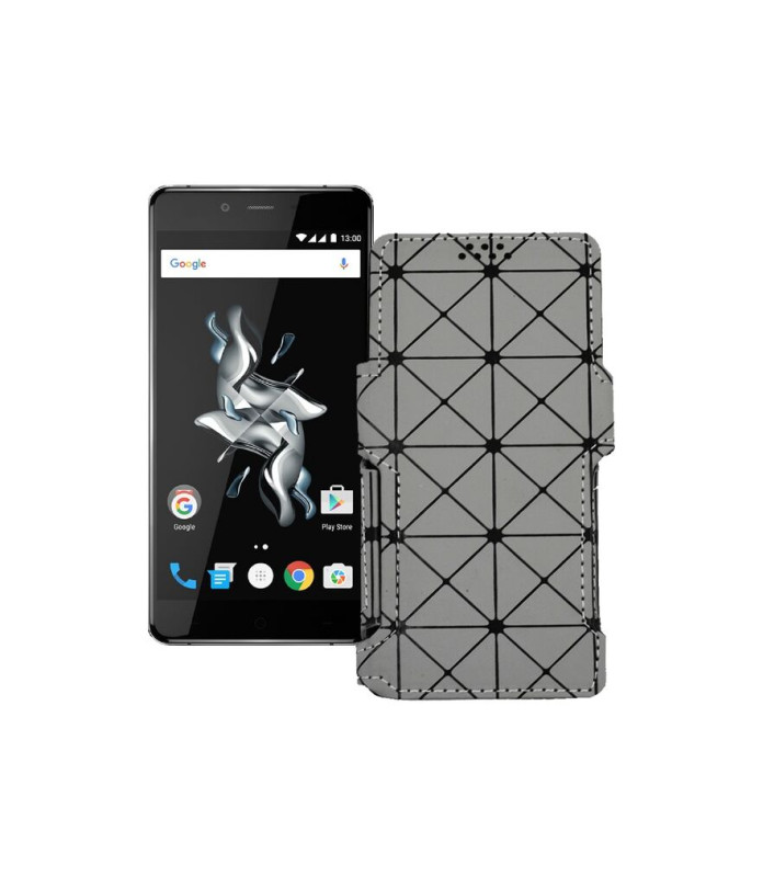 Чохол-книжка з екошкіри для телефону OnePlus X