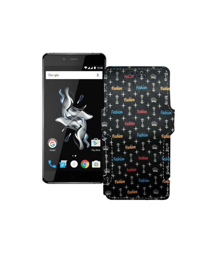 Чохол-книжка з екошкіри для телефону OnePlus X