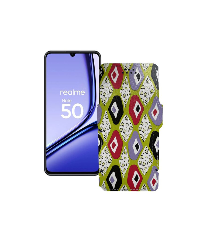 Чохол-книжка з екошкіри для телефону Realme Note 50