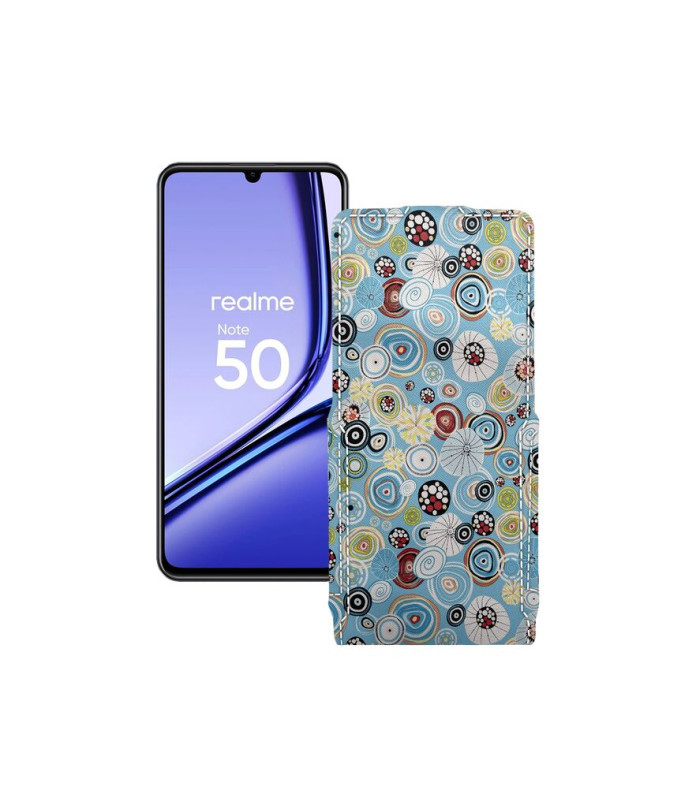 Чохол-флип з екошкіри для телефону Realme Note 50