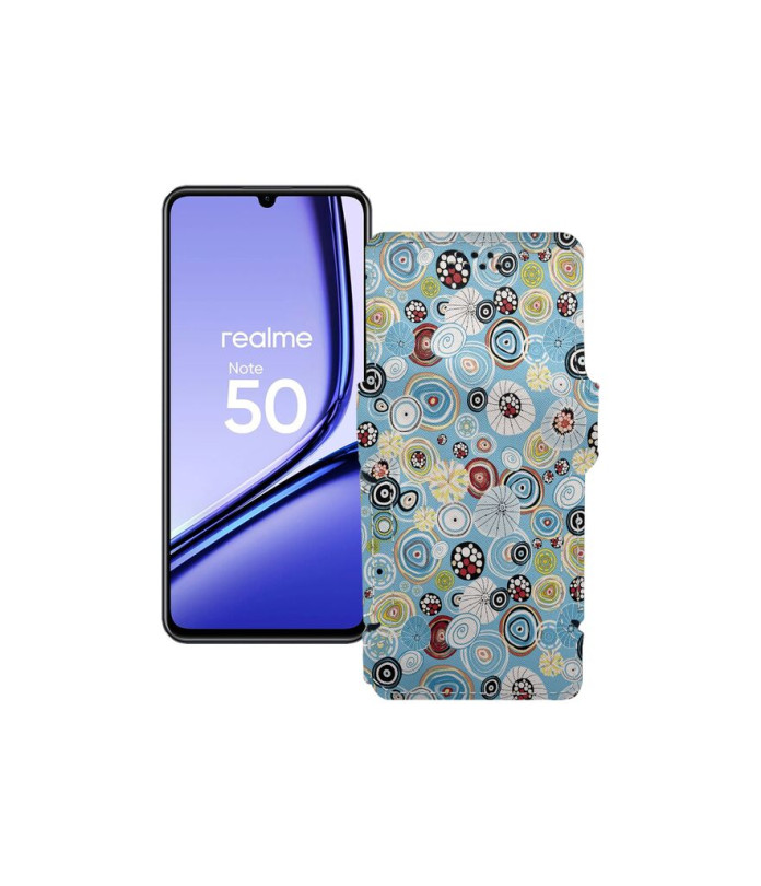 Чохол-книжка з екошкіри для телефону Realme Note 50