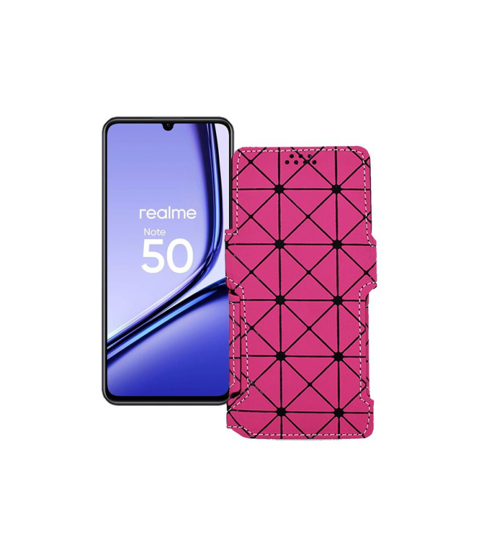 Чохол-книжка з екошкіри для телефону Realme Note 50