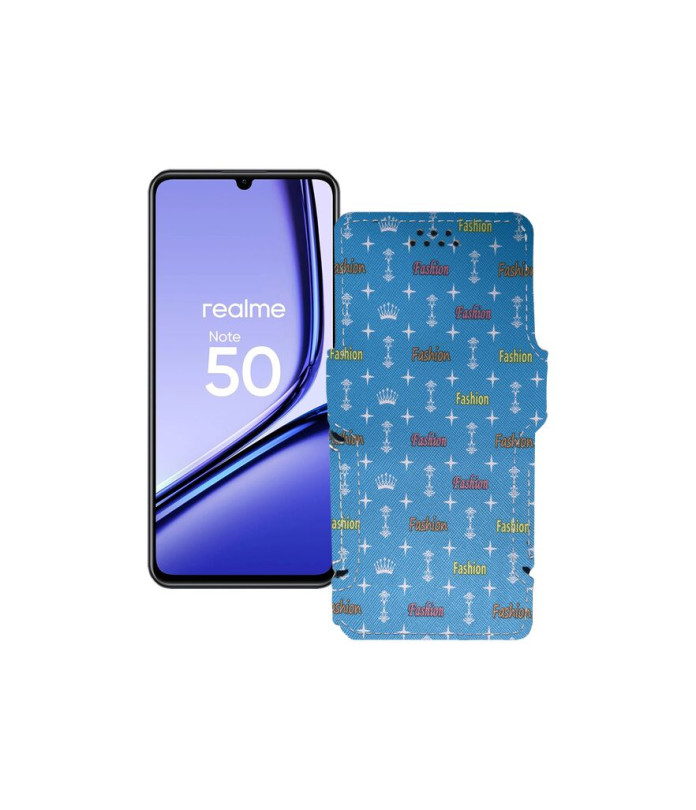 Чохол-книжка з екошкіри для телефону Realme Note 50