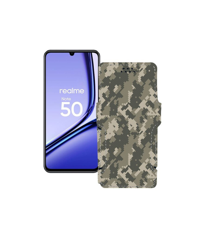 Чохол-книжка з екошкіри для телефону Realme Note 50