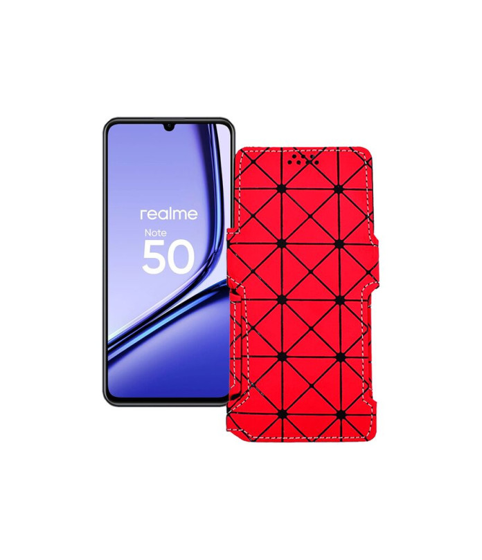 Чохол-книжка з екошкіри для телефону Realme Note 50