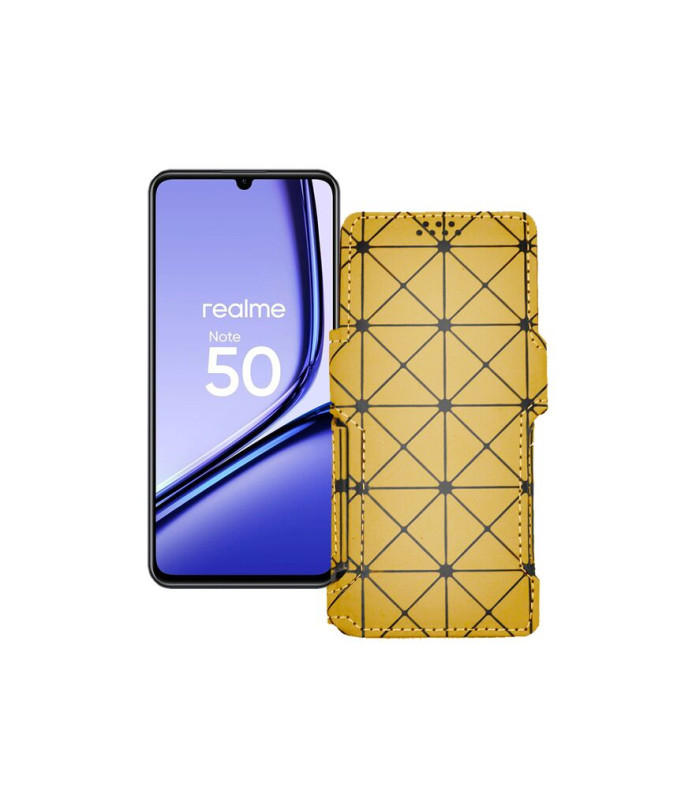 Чохол-книжка з екошкіри для телефону Realme Note 50