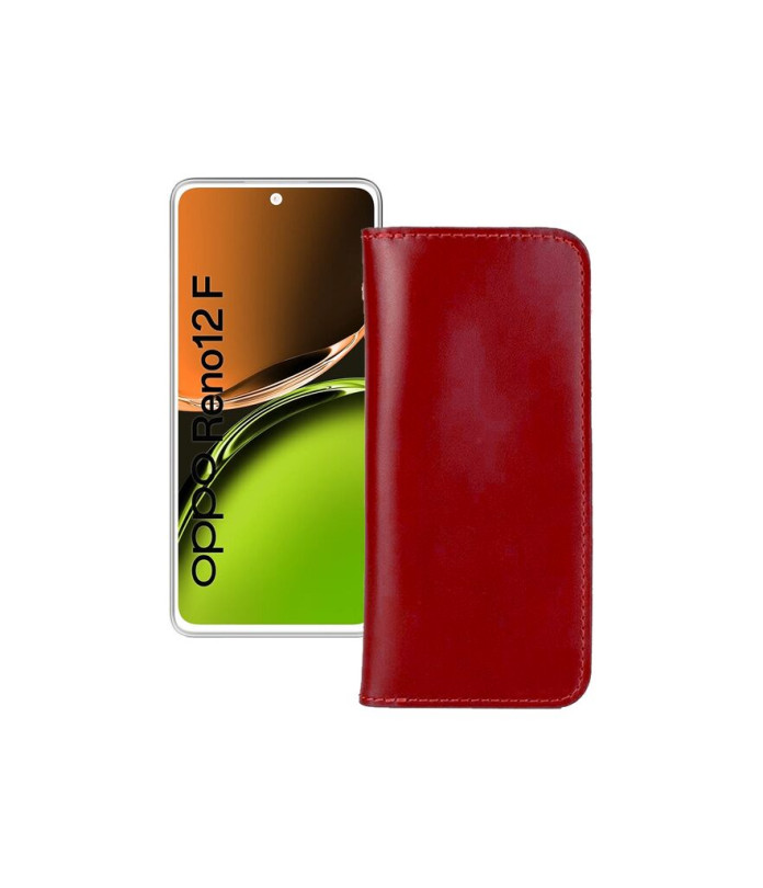 Портмоне з шкіри для телефону OPPO Reno 12 F 4g