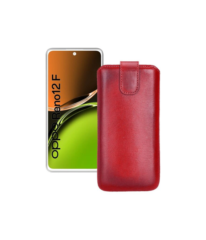 Витяжка з екошкіри для телефону OPPO Reno 12 F 4g