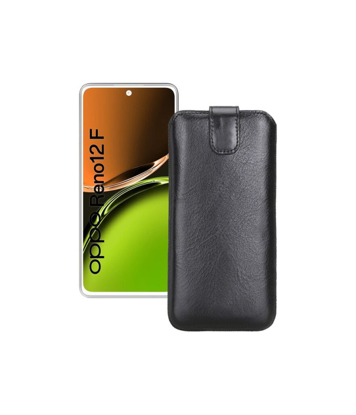 Витяжка з екошкіри для телефону OPPO Reno 12 F 4g