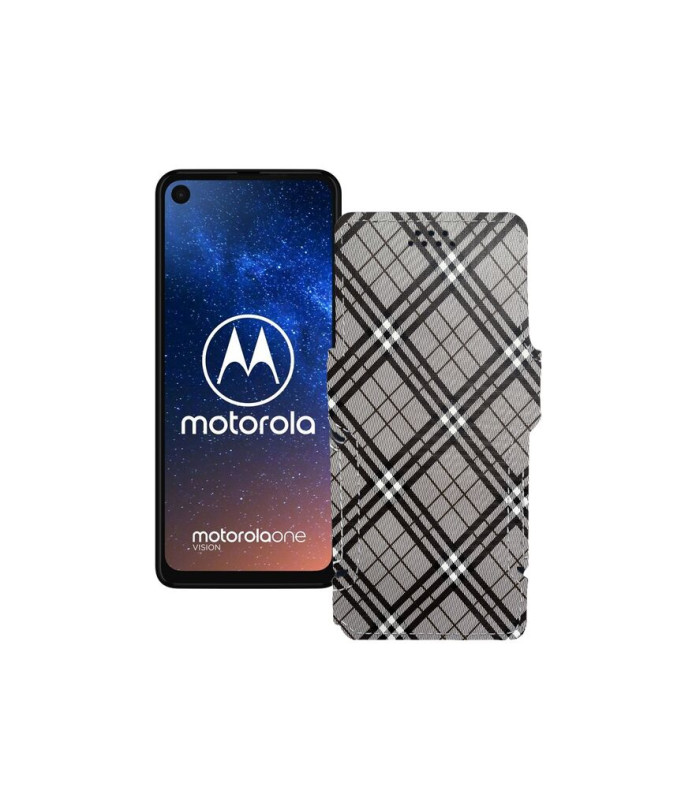 Чохол-книжка з екошкіри для телефону Motorola One Vision