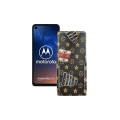 Чохол-флип з екошкіри для телефону Motorola One Vision