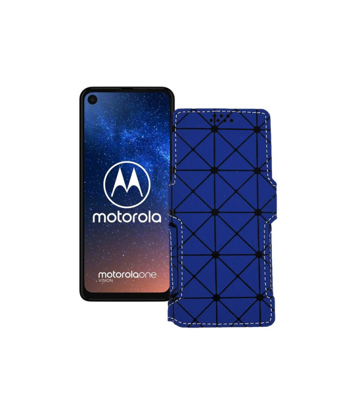 Чохол-книжка з екошкіри для телефону Motorola One Vision