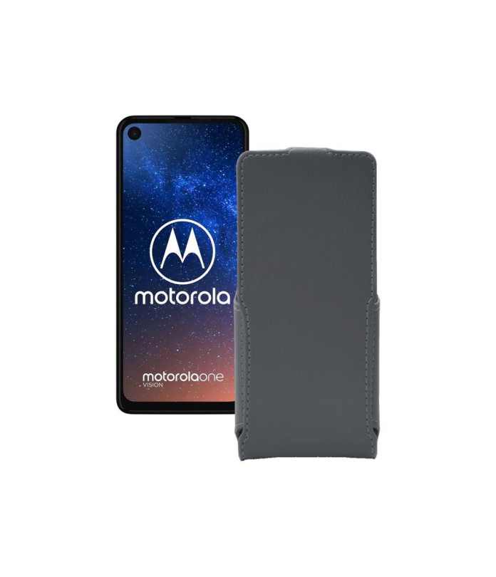 Чохол-флип з екошкіри для телефону Motorola One Vision