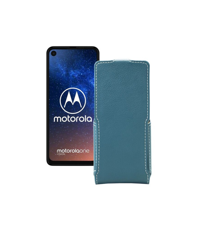 Чохол-флип з екошкіри для телефону Motorola One Vision