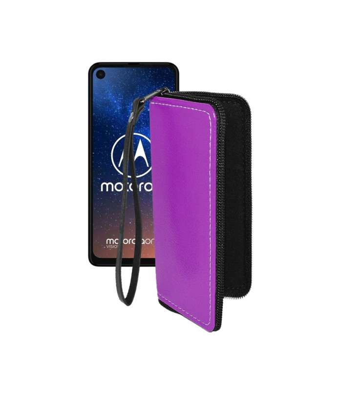 Чохол-гаманець з екошкіри для телефону Motorola One Vision