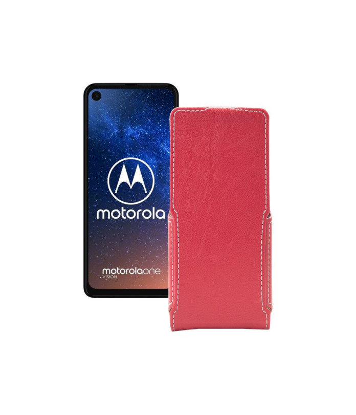 Чохол-флип з екошкіри для телефону Motorola One Vision