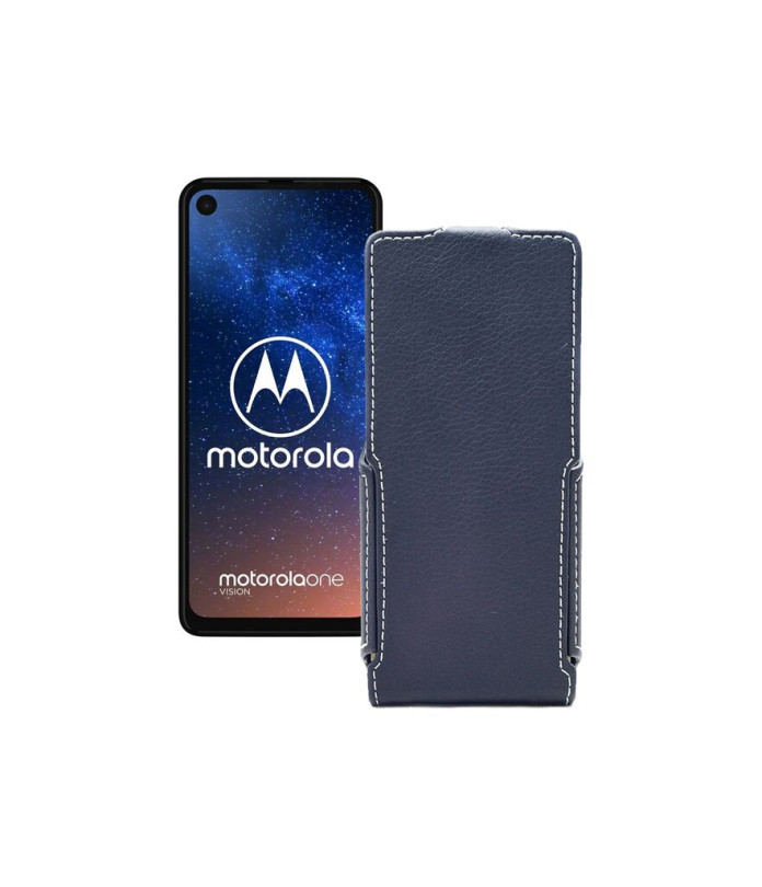 Чохол-флип з екошкіри для телефону Motorola One Vision