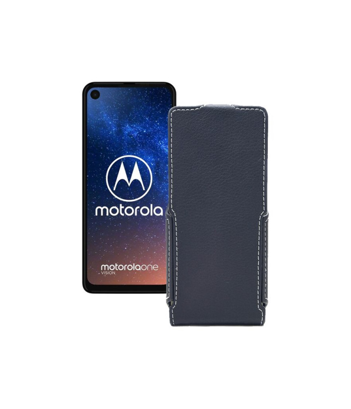 Чохол-флип з екошкіри для телефону Motorola One Vision