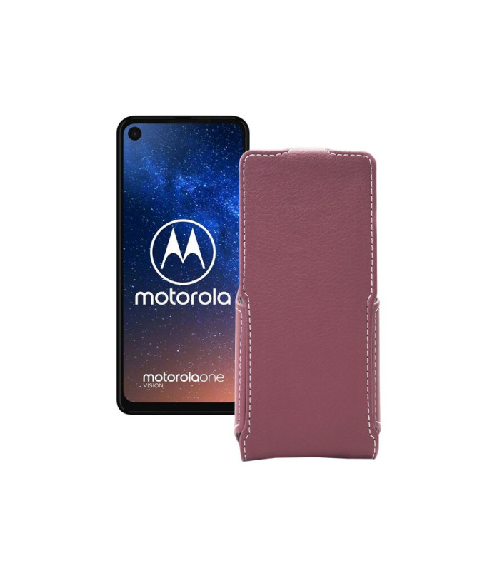 Чохол-флип з екошкіри для телефону Motorola One Vision