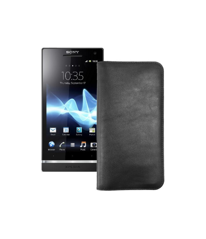 Портмоне з шкіри для телефону Sony Xperia S (LT26i)