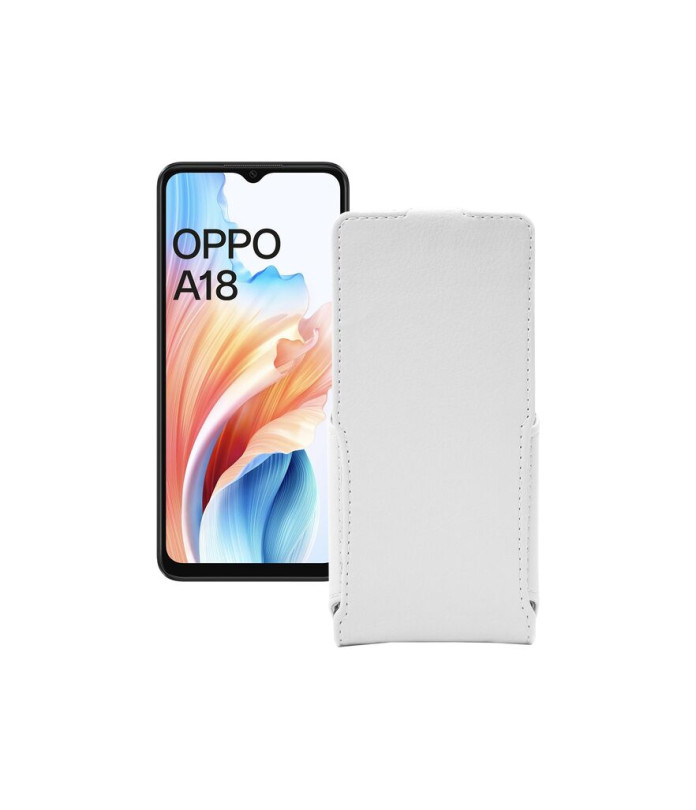 Чохол-флип з екошкіри для телефону OPPO A18