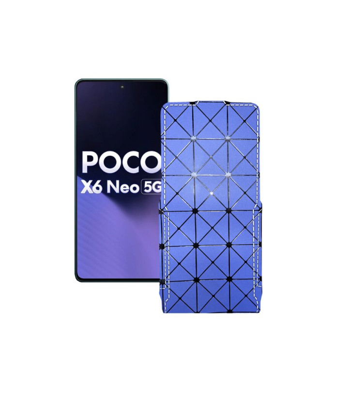 Чохол-флип з екошкіри для телефону Xiaomi Poco X6 Neo