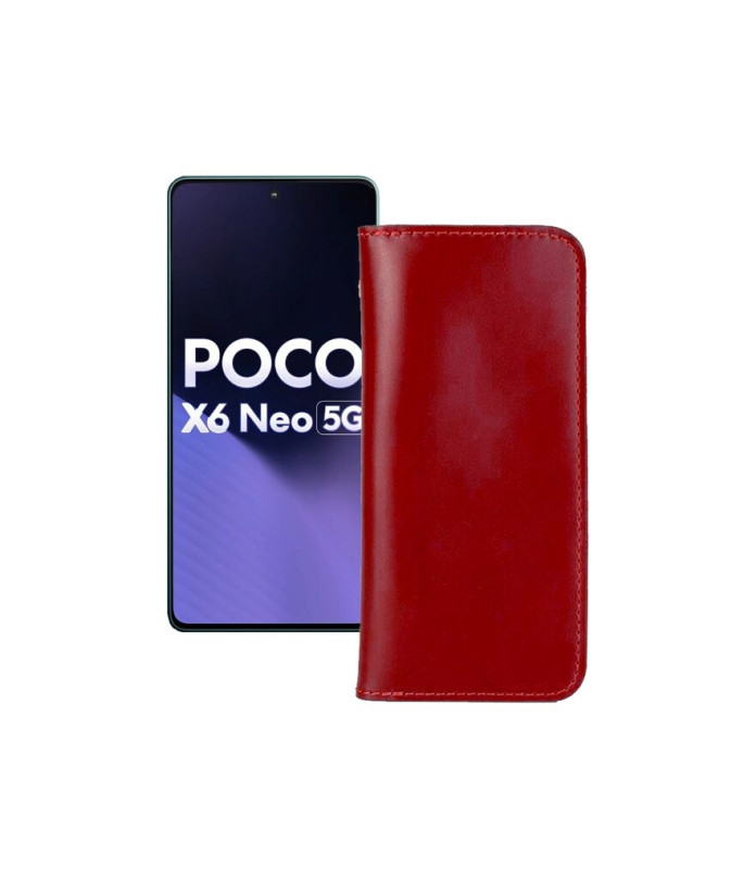 Портмоне з екошкіри для телефону Xiaomi Poco X6 Neo