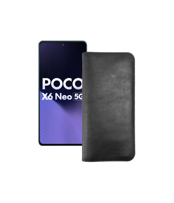 Портмоне з екошкіри для телефону Xiaomi Poco X6 Neo