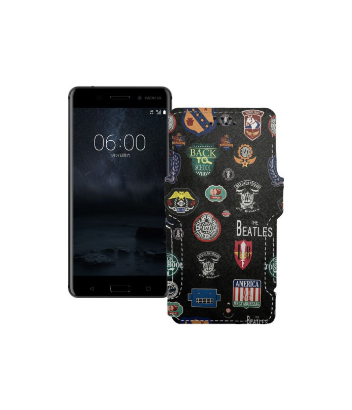 Чохол-книжка з екошкіри для телефону Nokia 6