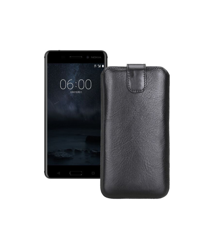 Витяжка з екошкіри для телефону Nokia 6