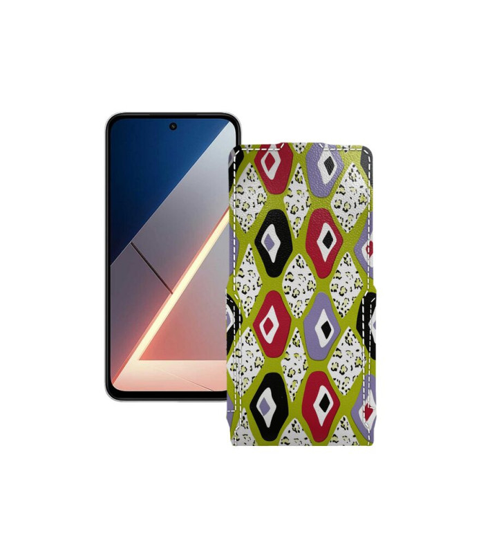 Чохол-флип з екошкіри для телефону Xiaomi Poco M7 4G