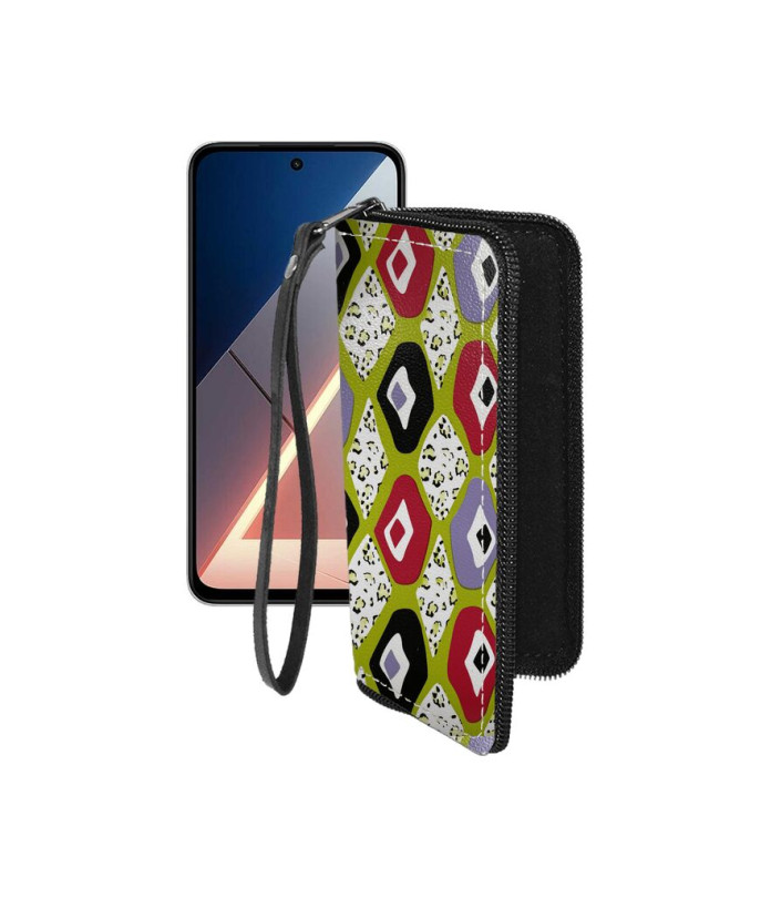 Чохол-гаманець з екошкіри для телефону Xiaomi Poco M7 4G