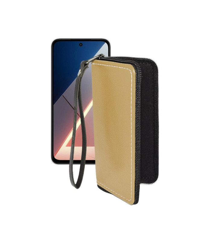 Чохол-гаманець з екошкіри для телефону Xiaomi Poco M7 4G