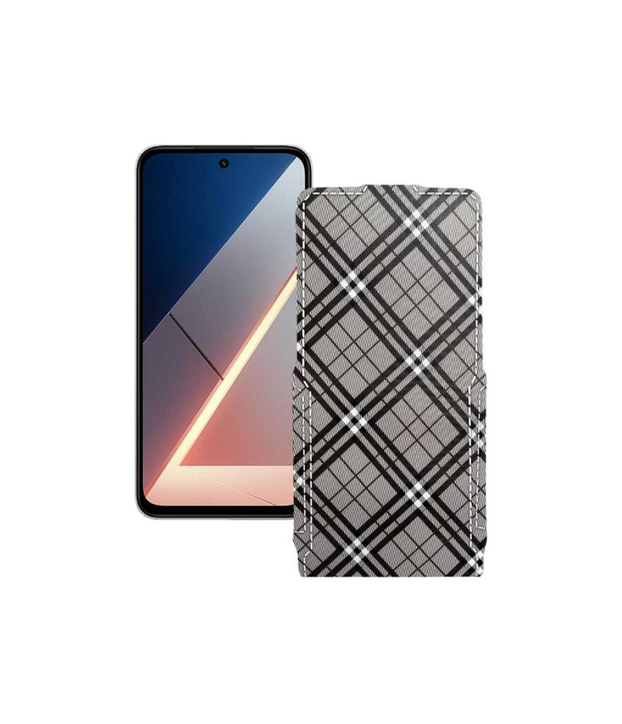 Чохол-флип з екошкіри для телефону Xiaomi Poco M7 4G