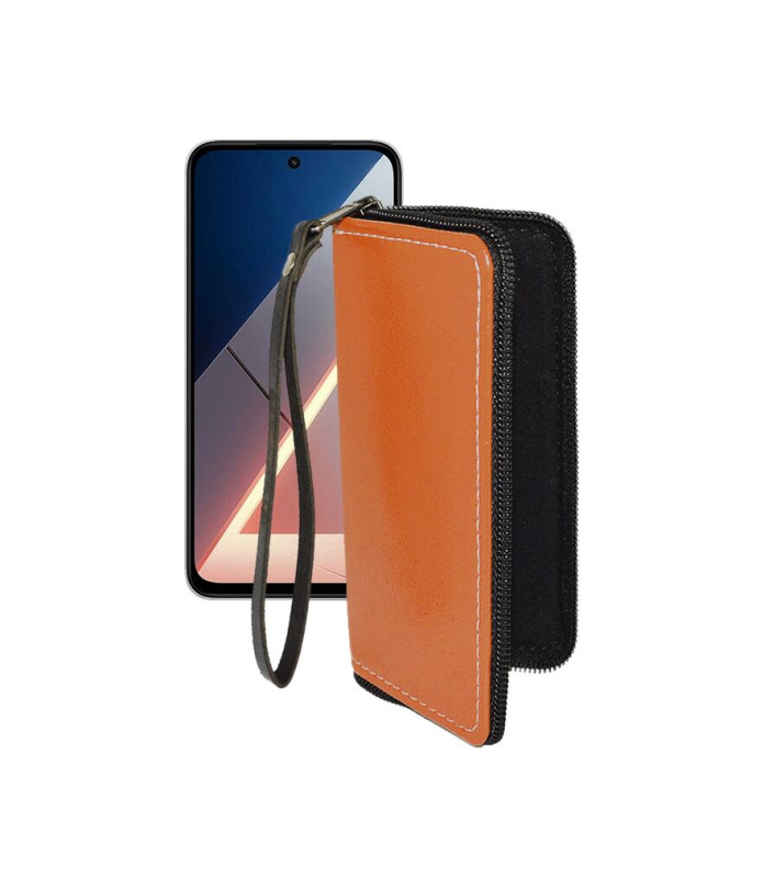 Чохол-гаманець з екошкіри для телефону Xiaomi Poco M7 4G