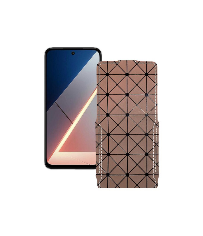 Чохол-флип з екошкіри для телефону Xiaomi Poco M7 4G