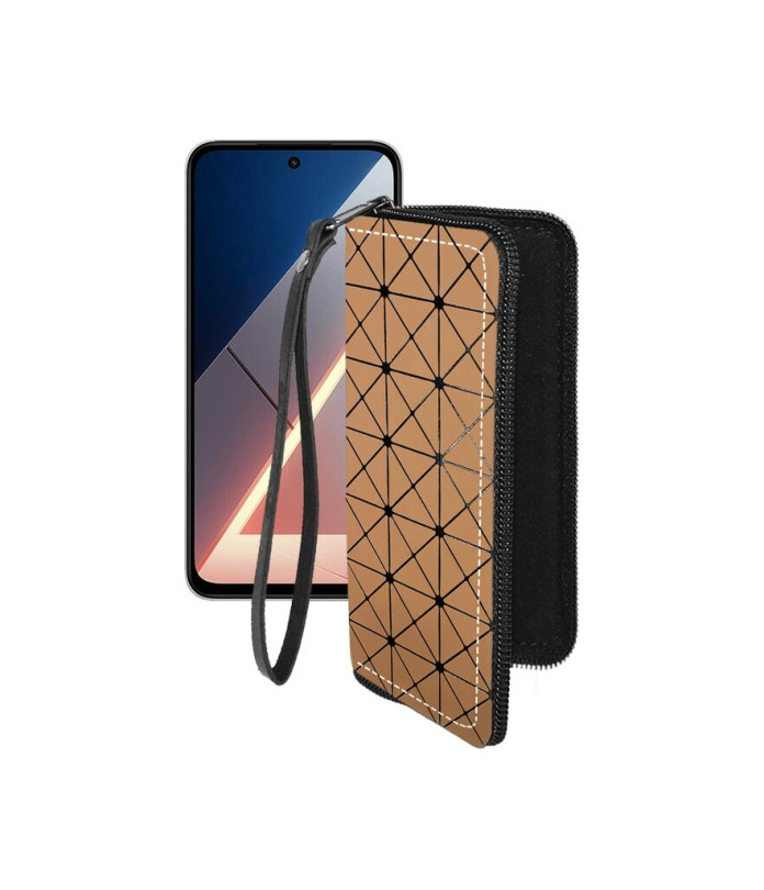 Чохол-гаманець з екошкіри для телефону Xiaomi Poco M7 4G