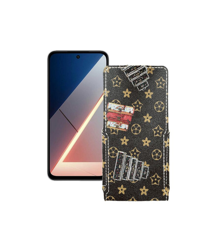 Чохол-флип з екошкіри для телефону Xiaomi Poco M7 4G