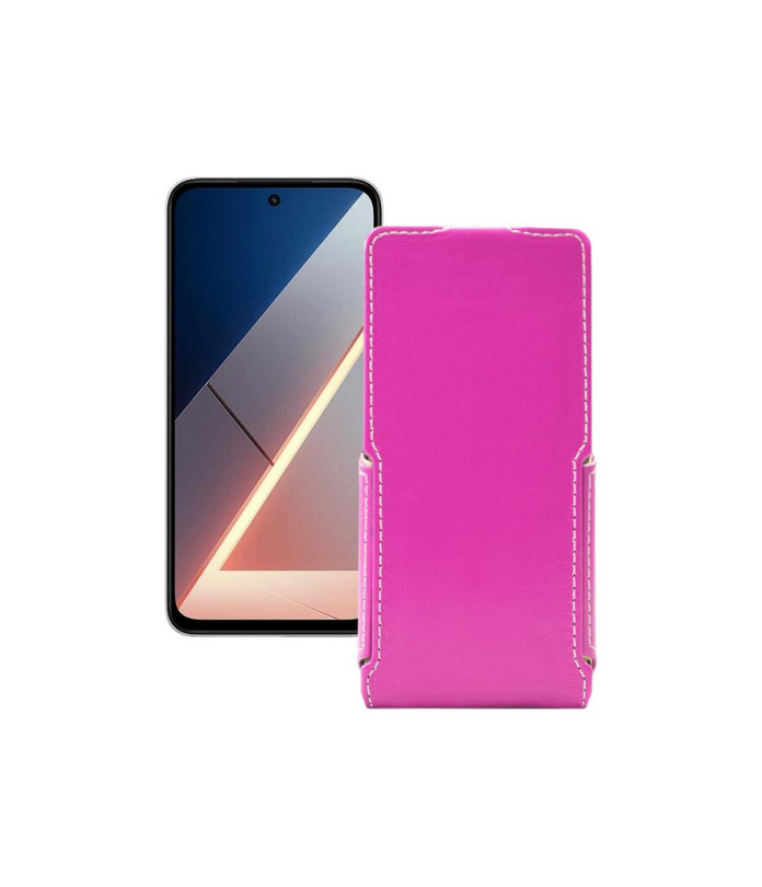 Чохол-флип з екошкіри для телефону Xiaomi Poco M7 4G