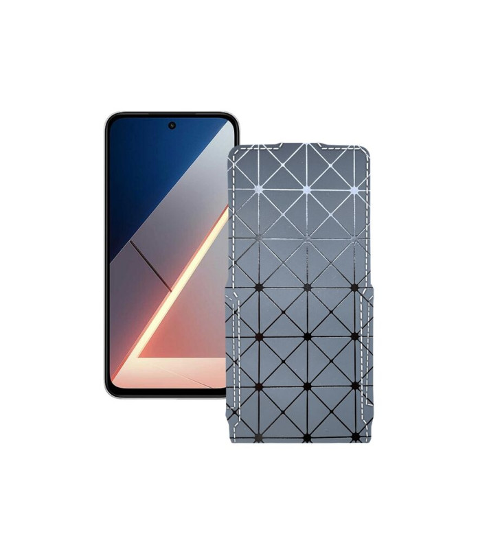 Чохол-флип з екошкіри для телефону Xiaomi Poco M7 4G