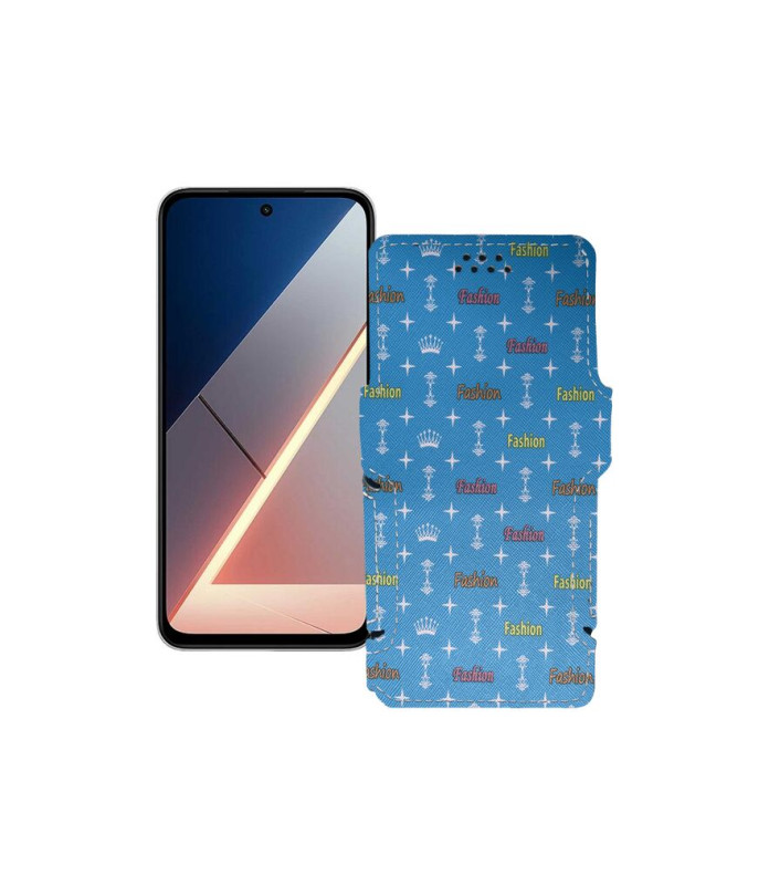 Чохол-книжка з екошкіри для телефону Xiaomi Poco M7 4G